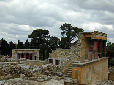 写真：遺跡クノッソス宮殿