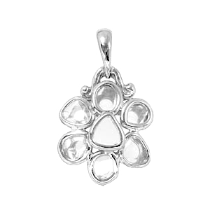 photo:18K White Gold seven-stone Diamond design pendanthead