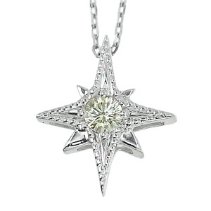 photo:18K White Gold star VenusarrowsDiamond pendant