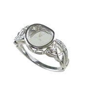 Photo:18K White Gold Impressive Diamond 0.5ctUP design ring