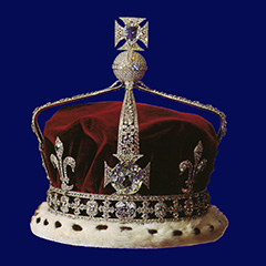 王冠：コ･イ･ヌール　ダイヤモンド