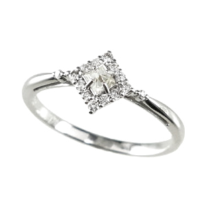 photo:18K rough diamond melee design ring